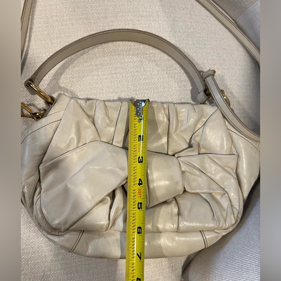 Auth. Prada Bow Bag 2 Way VGUC, Triangle Logo, Soft Nappa, Gorgeous! - Picture 13 of 14